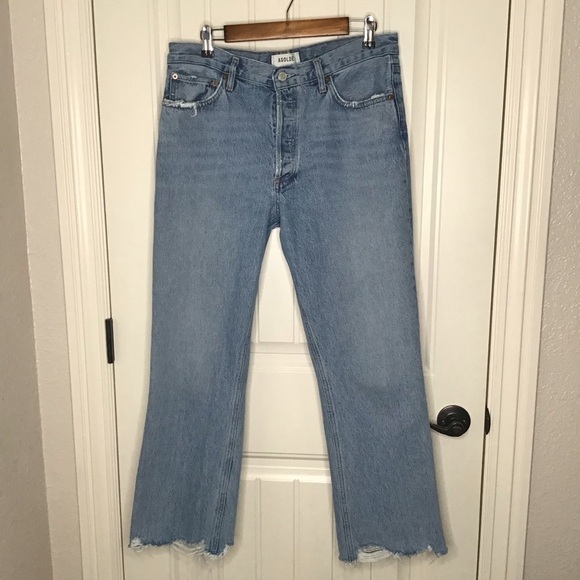 AGOLDE Mid Rise Relaxed Boot Jeans Size 30. - Picture 2 of 11